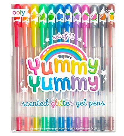Ooly Gelpennen m. Geur - Yummy+ Yummy+ - 12 stk Ooly Gelpennen m. Geur - Yummy+ Yummy+ - 12 stk