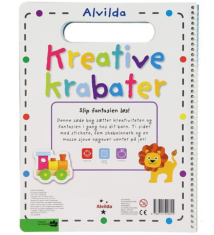 Alvilda Activiteitenboek m. Stickers - Creatieve Krabats - DA Alvilda Activiteitenboek m. Stickers - Creatieve Krabats - DA