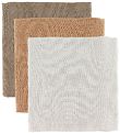 Thats Mine Spucktücher - 70x70 - 3er-Pack - Beige/Brown/Golden  Thats Mine Spucktücher - 70x70 - 3er-Pack - Beige/Brown/Golden