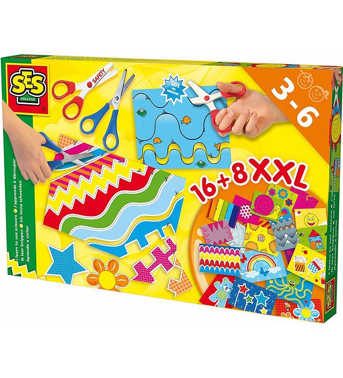 SES Creative Big Box - Jeg Lærer At Klippe