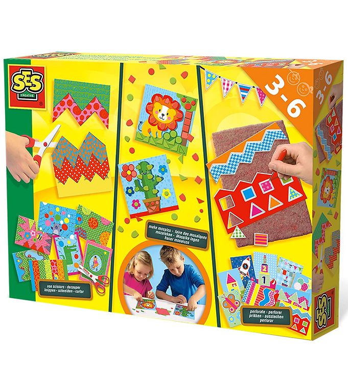 SES Creative - Jeg lærer at klippe, lægge mosaik og perforere