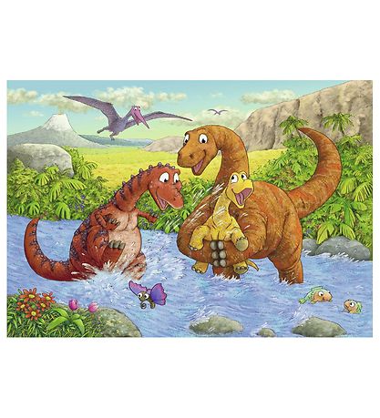 Puzzle Ravensburger - 2x24 Briques - Dinosaurs at Play Puzzle Ravensburger - 2x24 Briques - Dinosaurs at Play