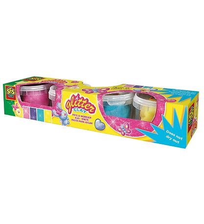 SES Creative Modellervoks - 4x90 g - Glimmer SES Creative Modellervoks - 4x90 g - Glimmer