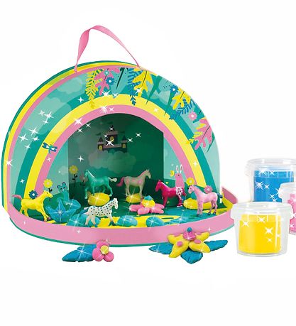 SES Creative Legeæske m. Modellervoks og Heste