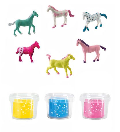 SES Creative Legeæske m. Modellervoks og Heste