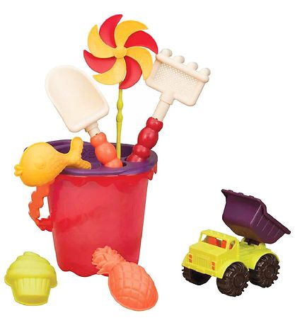 Ensemble de Seaux B. toys - Rouge