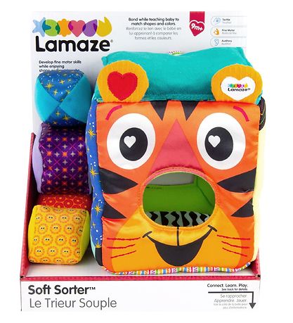 Lamaze Blød Puttekasse m. Dyremotiver - Multifarvet