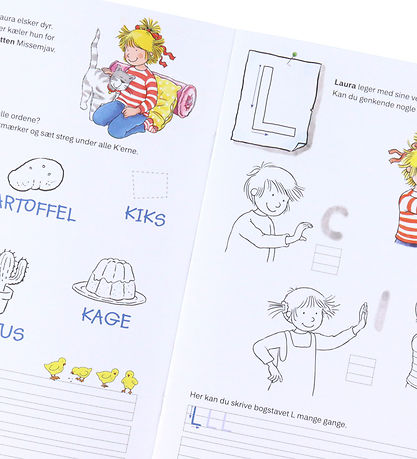 Forlaget Bolden Aktivitetsbog - Lærer at Skrive - Bogstav Dansk