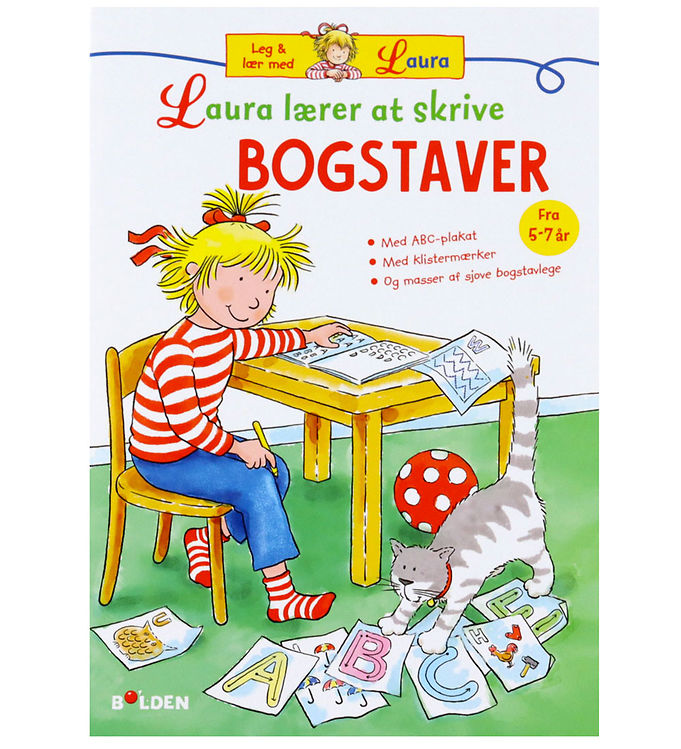 Forlaget Bolden Aktivitetsbog - Lærer at Skrive - Bogstav Dansk