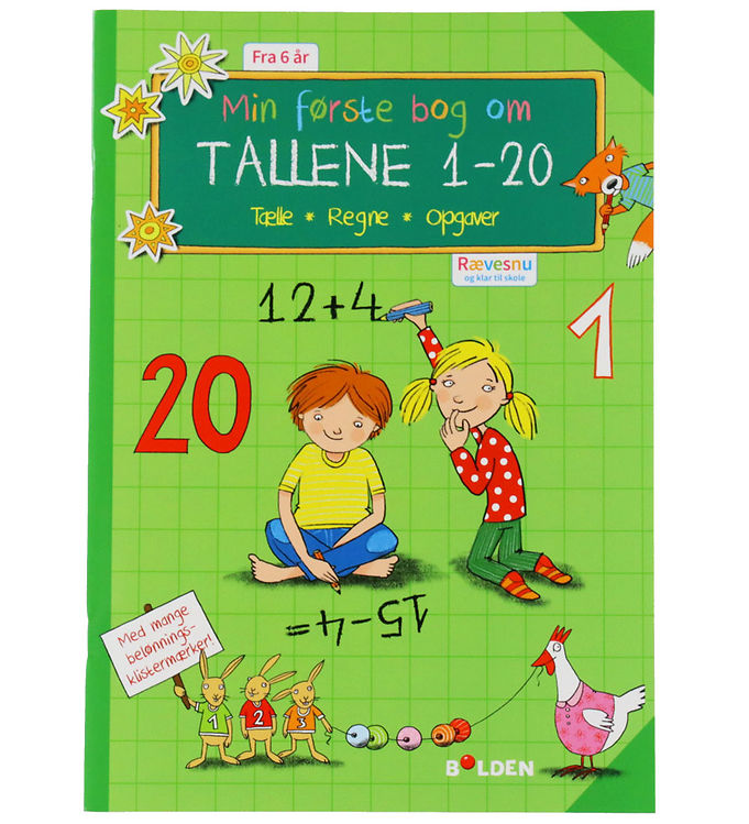 Forlaget Bolden Aktivitetsbog - Bog om Tallene 1-20 - Dansk
