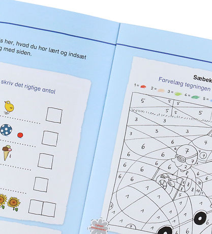 Forlaget Bolden Aktivitetsbog - Bog om Tallene 1-10 - Dansk