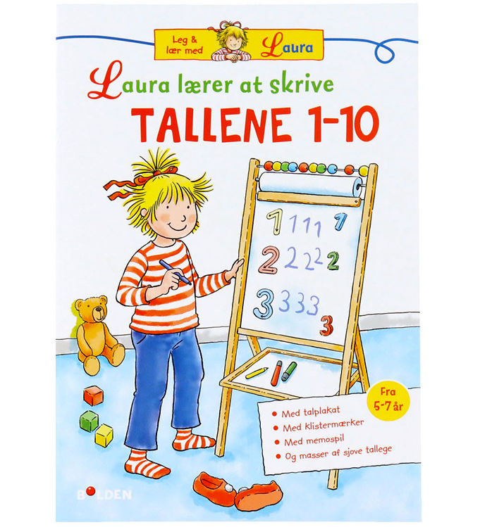 Forlaget Bolden Aktivitetsbog - Lærer at skrive - 1-10 - Dansk