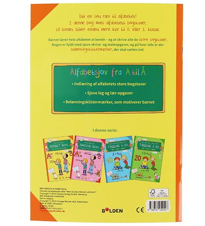 Forlaget Bolden Aktivitätsbuch - Min Første Alfabet-Bo - Dänisch Forlaget Bolden Aktivitätsbuch - Min Første Alfabet-Bo - Dänisch
