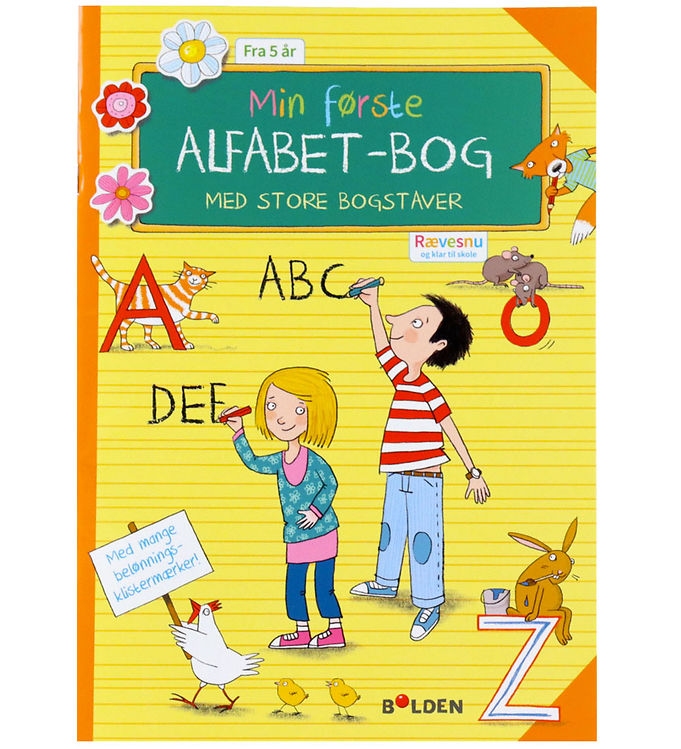 Forlaget Bolden Aktivitetsbog - Min Første Alfabet-Bog - Dansk