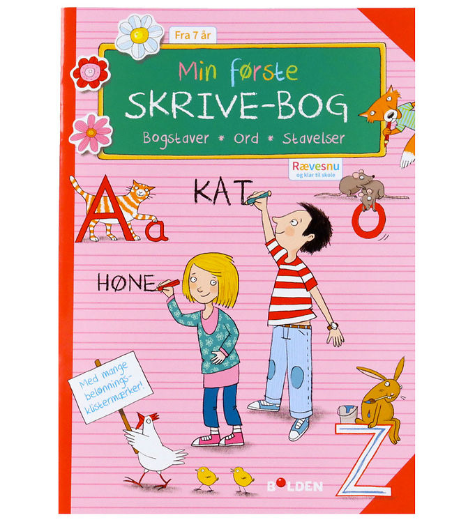 Forlaget Bolden Aktivitetsbog - Min Første Skrive-Bog - Dansk