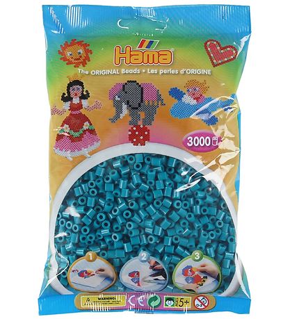 Hama Midi Perler - 3000 stk. - 83 Petrol Hama Midi Perler - 3000 stk. - 83 Petrol