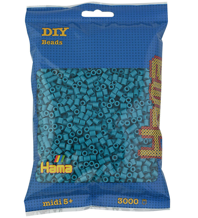 Hama Midi Perler 201-83 Petrol - 3000 stk