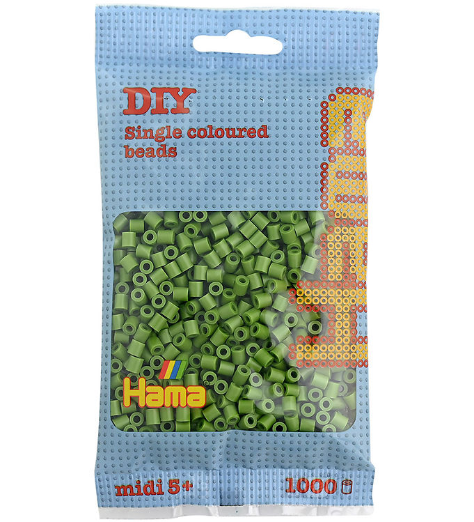 Hama Midi Perler 207-84 1000 stk - Oliven