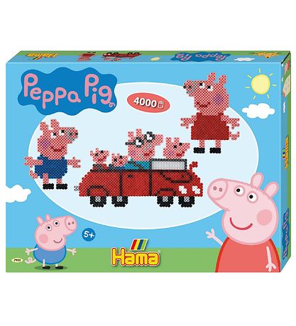 Ensemble de perles Hama Midi - 4000 pces - Peppa Pig Ensemble de perles Hama Midi - 4000 pces - Peppa Pig