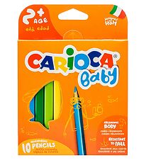 Carioca Baby Kleurpotloden - 10 stk - Multicolour Carioca Baby Kleurpotloden - 10 stk - Multicolour