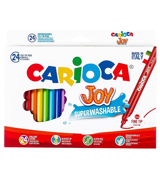 Carioca Joy Tuscher - 24 stk - Multifarvet billede