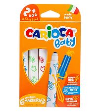 Carioca Baby Markers - 6 stk - Multicolour Carioca Baby Markers - 6 stk - Multicolour