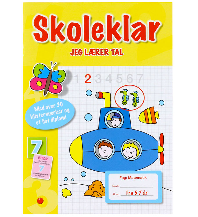 Forlaget Bolden Aktivitetsbog - Jeg Lærer Tal - Dansk