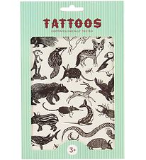 Petit Monkey Tattoos - Zwart Dier Petit Monkey Tattoos - Zwart Dier