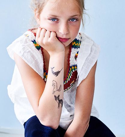 Petit Monkey Tatoveringer - Sorte Dyr