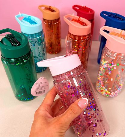 Petit Monkey Water Bottle w. Spout - 300 ml - Bronze w. Glitter Petit Monkey Water Bottle w. Spout - 300 ml - Bronze w. Glitter
