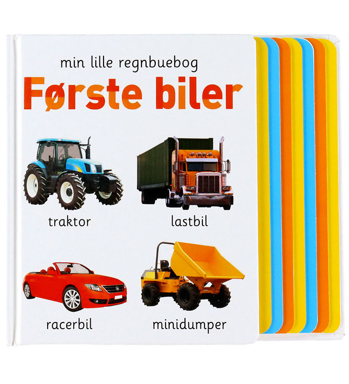 Alvilda Billedbog - Min Lille Regnbuebog - Første Biler - Dansk