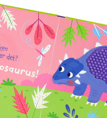 Karrusel Forlag Bog - Mærk Og Føl - Dinosaurer - Dansk