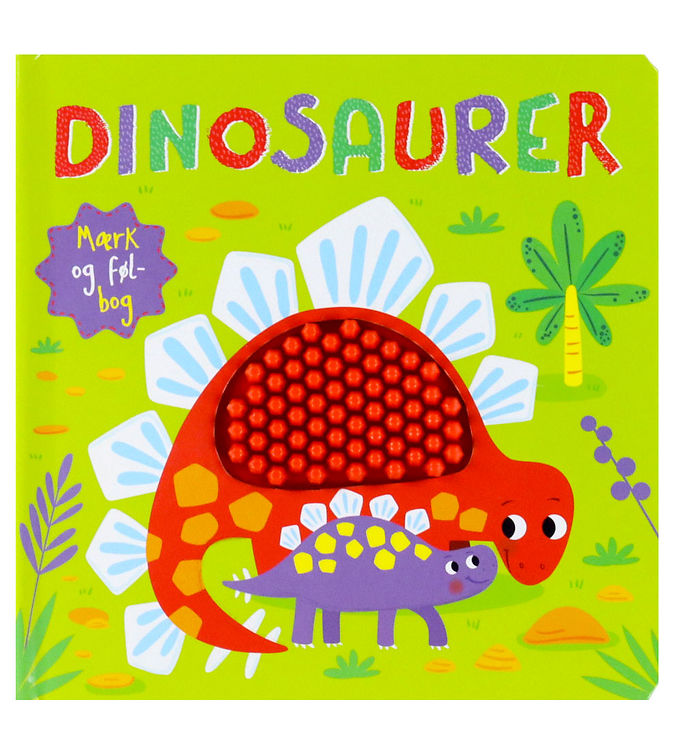 Karrusel Forlag Bog - Mærk Og Føl - Dinosaurer - Dansk