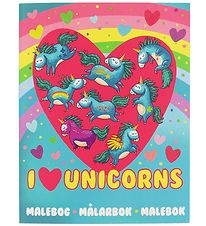 Karrusel Forlag Colouring Book - Unicorns Karrusel Forlag Colouring Book - Unicorns