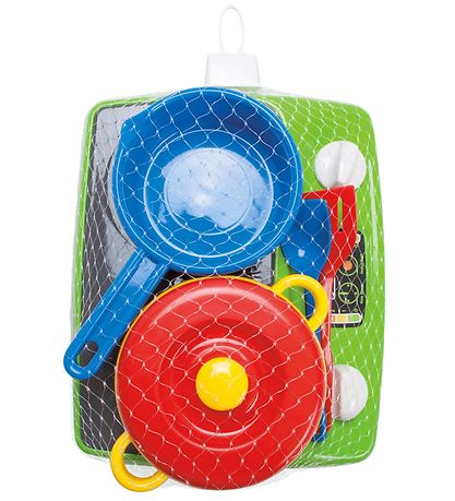 Dantoy Hotplate Playset - My Little Kitchen - 6 pcs Dantoy Hotplate Playset - My Little Kitchen - 6 pcs