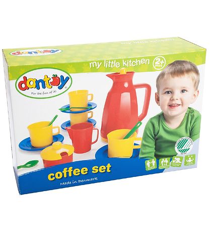 Dantoy Kaffestel - My Little Kitchen - 17 dele