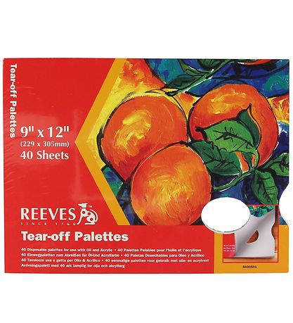 Reeves Papierpaletten - 23 x 30, 5 cm - 40 Blätter Reeves Papierpaletten - 23 x 30, 5 cm - 40 Blätter