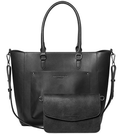 Rosemunde Shopper w. Clutch - Black/Black Oxid