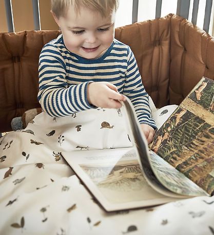Leander Sengetøj - Junior - Forest - Cappucino