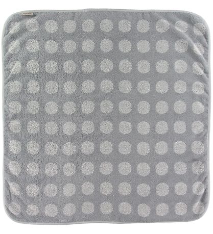 Leander Babyhåndklæde - Matty - 80x80 cm - Cool Grey m. Prikker Leander Babyhåndklæde - Matty - 80x80 cm - Cool Grey m. Prikker