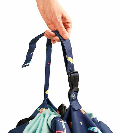 Play&Go Legetøjstæppe - Outdoor - Ø140 cm - Surf Play&Go Legetøjstæppe - Outdoor - Ø140 cm - Surf