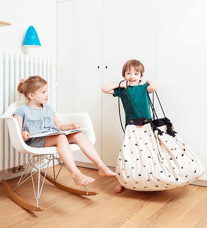 Play&Go Legetøjstæppe - Ø140 cm - Paint Wipes