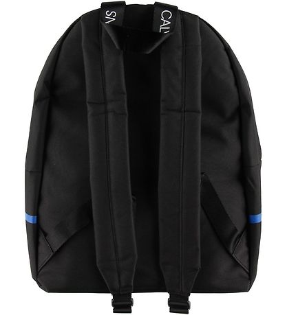Calvin Klein Backpack - Monogram Stripe - Black Calvin Klein Backpack - Monogram Stripe - Black
