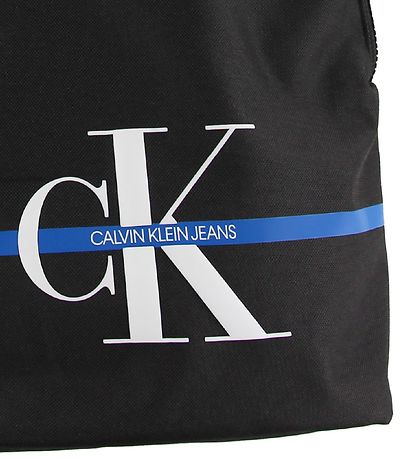 Calvin Klein Backpack - Monogram Stripe - Black Calvin Klein Backpack - Monogram Stripe - Black