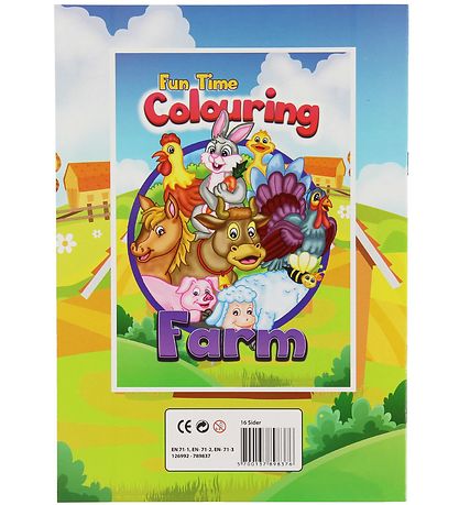 Kleurboek - Fun Tijd Kleuren Farm - 16 Pagina's Kleurboek - Fun Tijd Kleuren Farm - 16 Pagina's