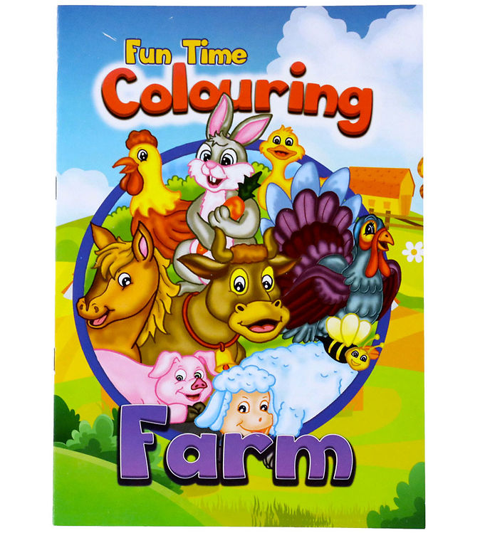 Malebog - Fun Time Colouring Farm - 16 Sider billede