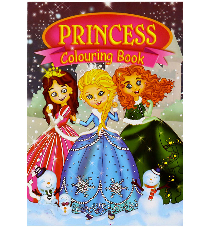 Malebog - Princess Colouring Book - 16 Sider billede