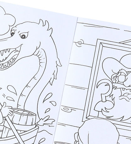 Malebog - Pirate Colouring Book - 16 Sider