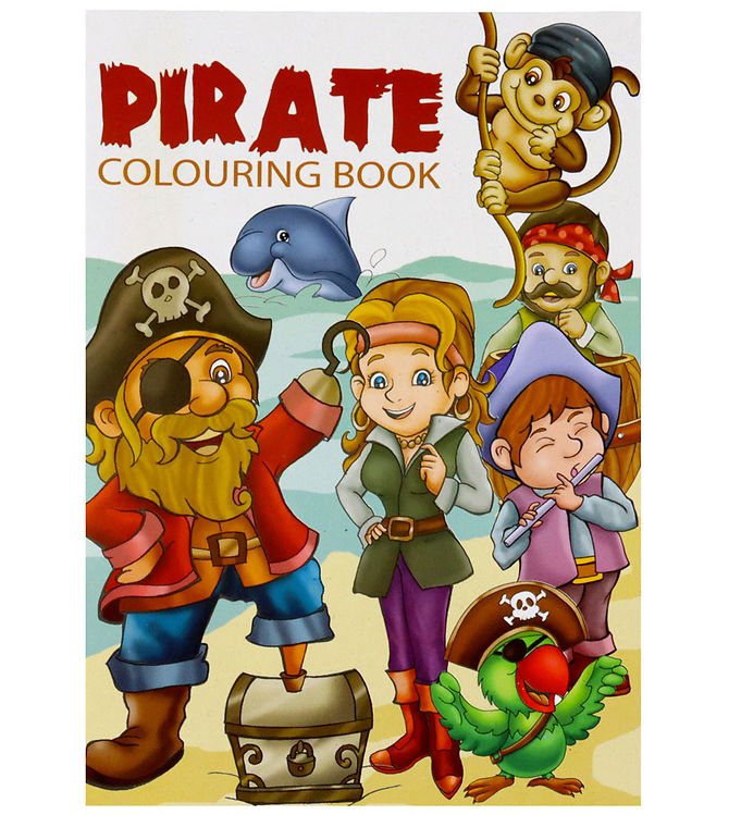Malebog - Pirate Colouring Book - 16 Sider billede