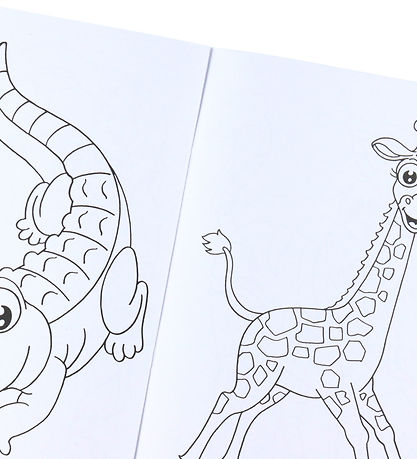 Malebog - My Jungle Friends Colouring Book - 16 Sider